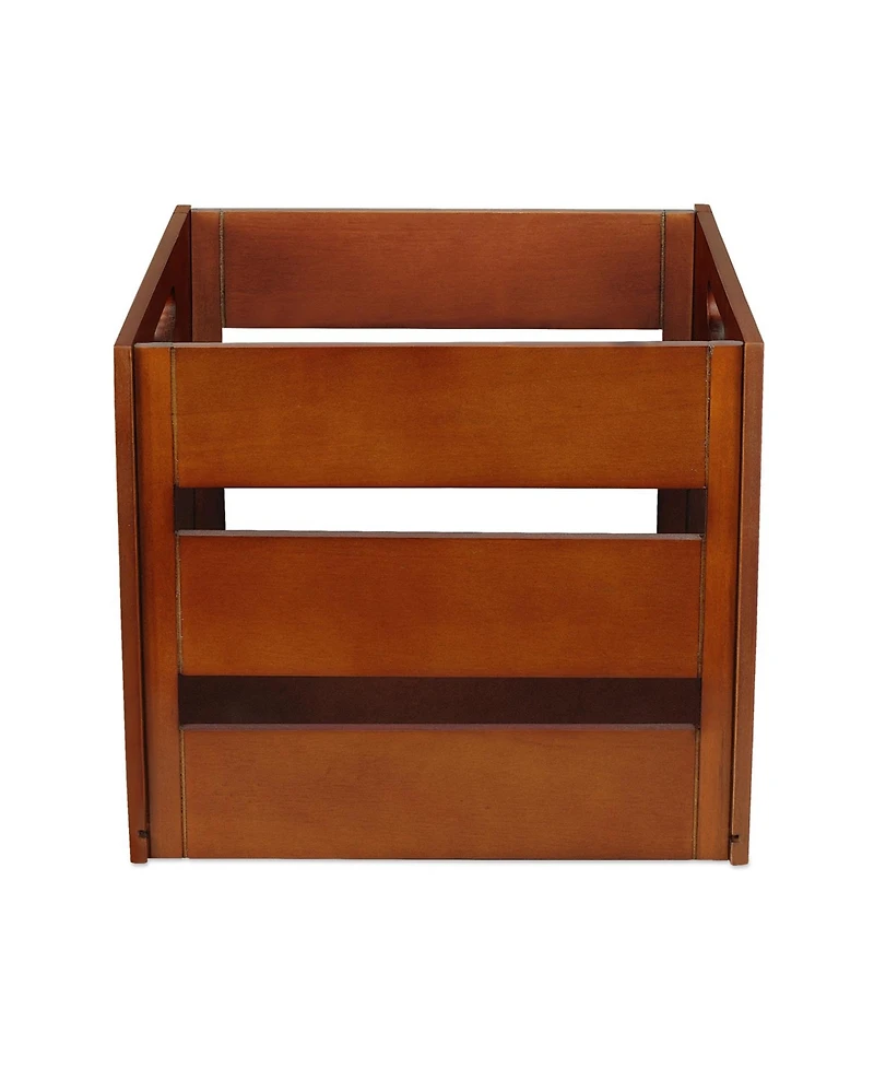 Victrola Wooden Vinyl Record Crate