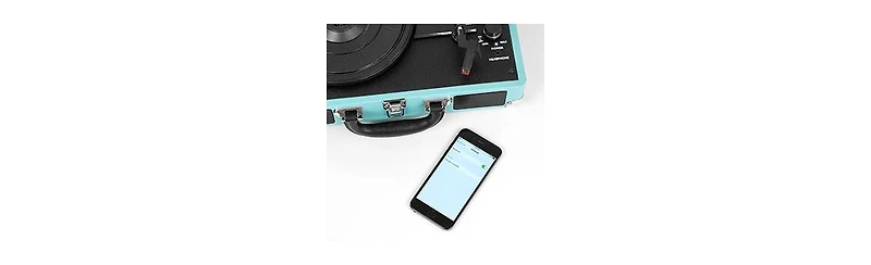 Victrola Journey Bluetooth Suitcase Record Player with 3-speed Turntable