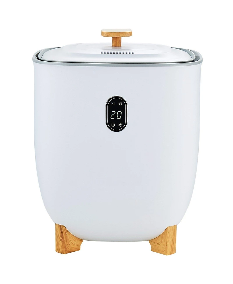 Ecooso 25L Towel Warmer Bucket with Auto Shut-Off, Fits 5 Oversized Towels, Blankets, Clothes & Bathrobes