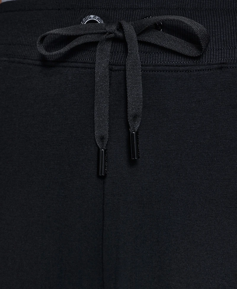 Karl Lagerfeld Paris Women's Imitation Pearl Trim Mid Rise Track Pants