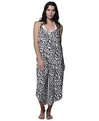 J Valdi Women's Flowy Pull-On Swim Jumper