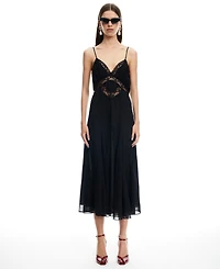 Lioness Women's Harmony Plunge Neck Midi Dress