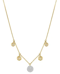 Effy Collection Diamond (3/8 ct. t.w.) Necklace in 14k Yellow Gold