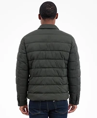 Michael Kors Men's Quilted Shirt Jacket