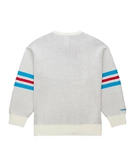 Men's Cream New York Rangers Centennial Retro Logo Sweater