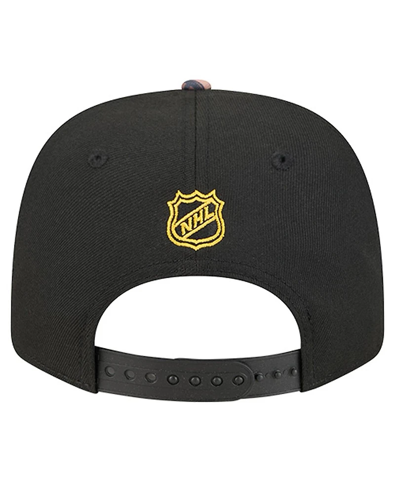 New Era Men's Black Boston Bruins Mascot Visor 9SEVENTY Adjustable Hat