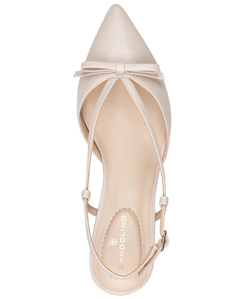 Bandolino Women's Macruz Slingback Kitten Heel Pumps