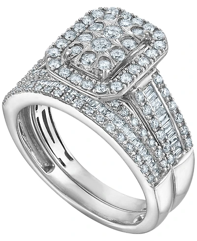 Macy's Diamond Ring (1 ct. t.w.) in 10k White Gold