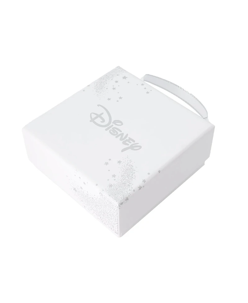 Disney Mickey Mouse Cubic Zirconia Initial Pendant Necklace and Earring Set