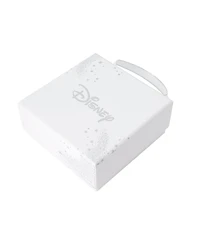 Disney Mickey Mouse Cubic Zirconia Initial Pendant Necklace and Earring Set