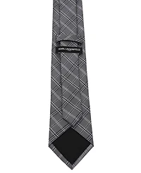 Karl Lagerfeld Paris Men's Glen Plaid Pattern Classic Tie