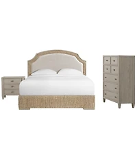 Furniture Sirena King 3-Pc. Set (Bed, Chest, 3-Drawer Nightstand)