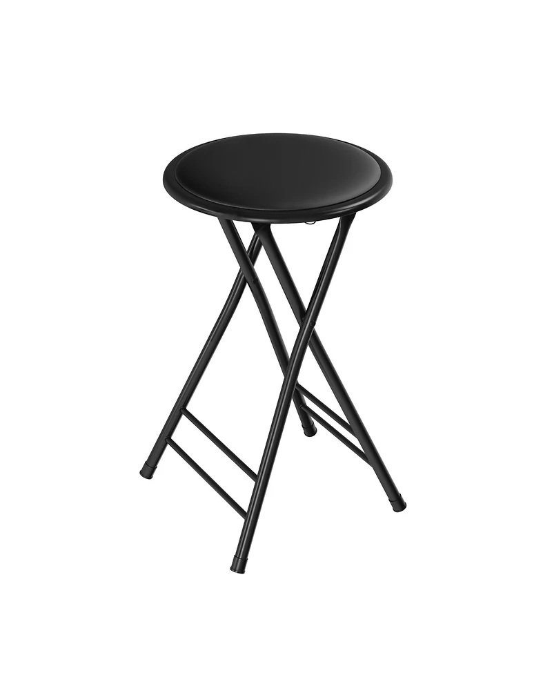 Lavish Home 24" Steel Portable Folding Bar Stool