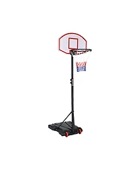 Sugift Adjustable Basketball Hoop System Stand with Wheels