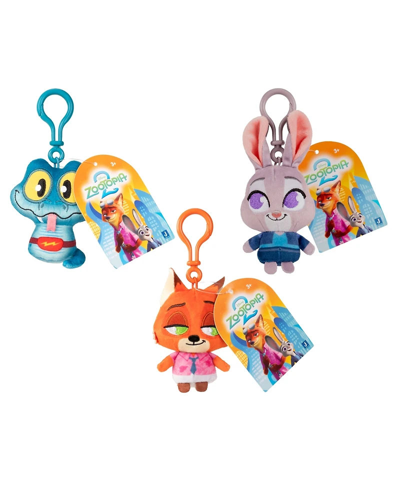 Zootopia 3" Clip-On Plush Toy