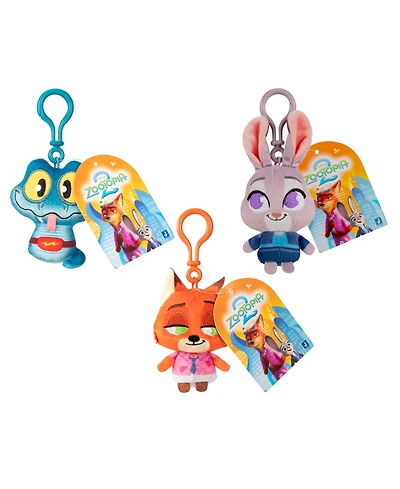 Zootopia 3" Clip-On Plush Toy