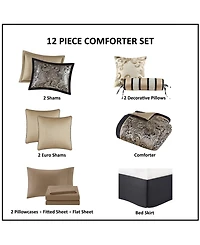 Madison Park Adeline 12-Pc. Comforter Set