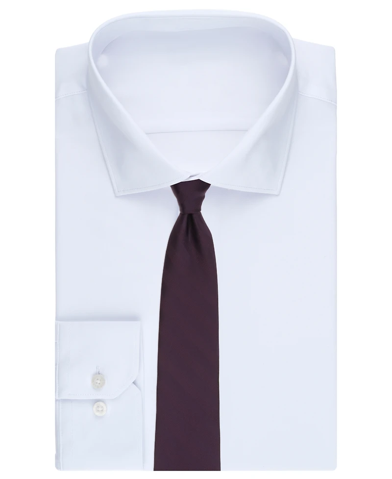 Club Room Men's Warren Stripe Solid Tie, Macy's Exclusive