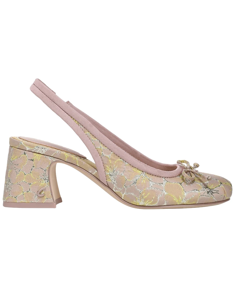 Circus Ny by Sam Edelman Diane Slingback Block-Heel Ballet Pumps