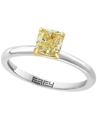 Effy Collection Yellow Diamond Bridal Set (9/10 ct. t.w.) in 14k White Gold