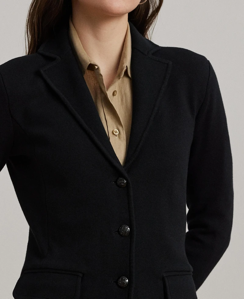 Lauren Ralph Sweater-Knit Blazer