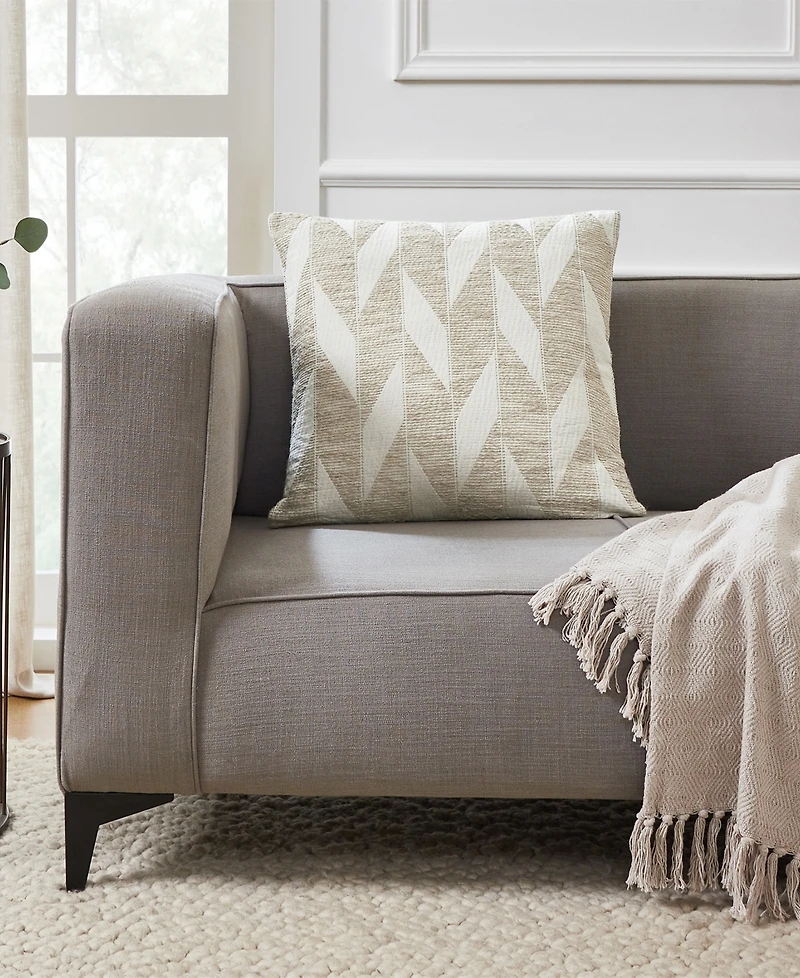 Tahari Home Amelia Diagonal Decorative Pillow, 20" x 20"