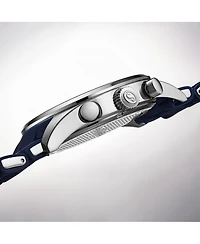 Stuhrling Velocity 4076 Chronograph Men s 43mm Quartz Watch – Multi-Function Dial, Krysterna Crystal, Silicone Strap, 50M Wr