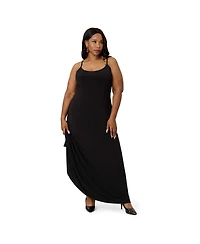 Smak Parlour Women's Plus Cape Maxi Dress