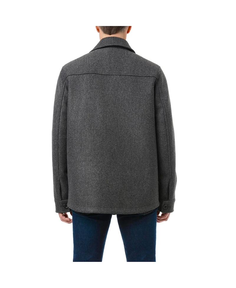 Vince Camuto Men's Single Breasted Shirt Jacket