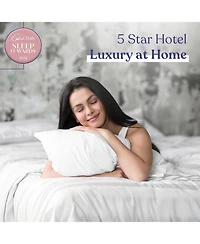 FluffCo Down Alternative Classic Hotel Pillow