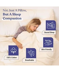 FluffCo Down Alternative Classic Hotel Pillow - Standard