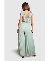 Coast Women's Embellished Bow Shoulder Jumpsuit