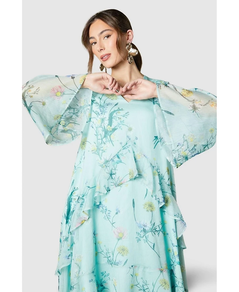 Coast Women's Volume Frill Maxi Dress