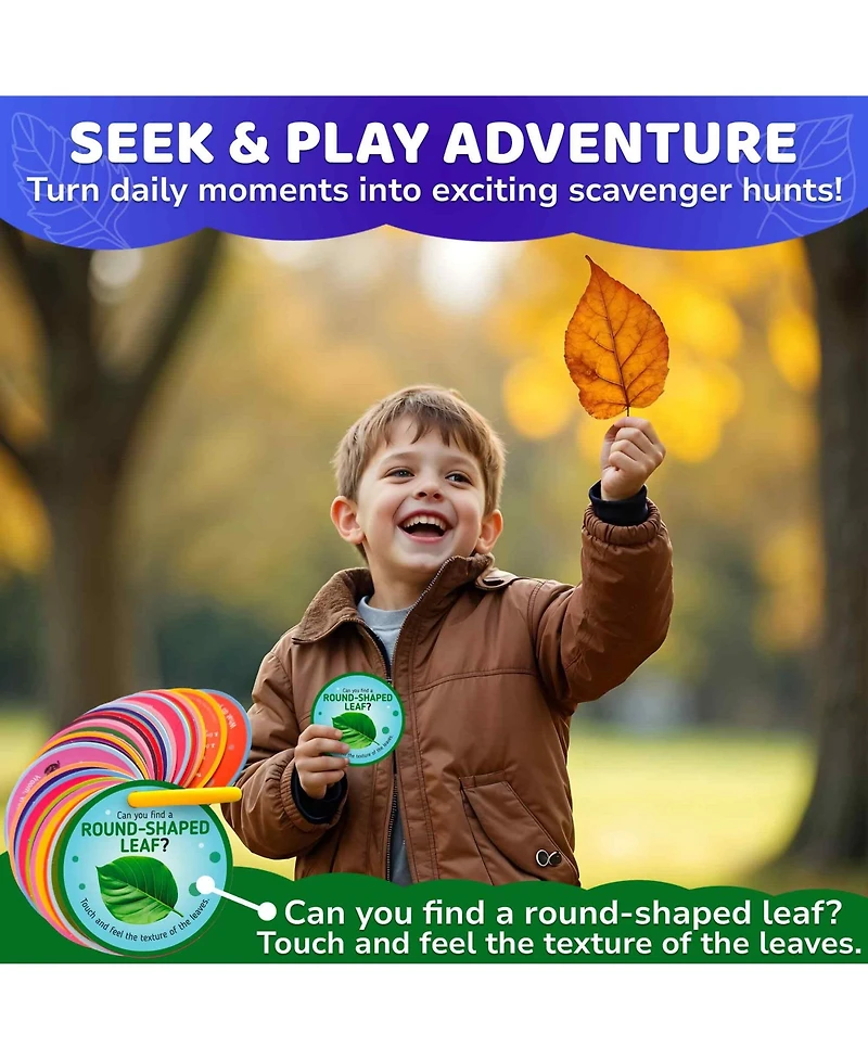 Quokka Scavenger Hunt Game for Toddlers 3-5 – 50 Toddler Activities Indoor Cards Game Set