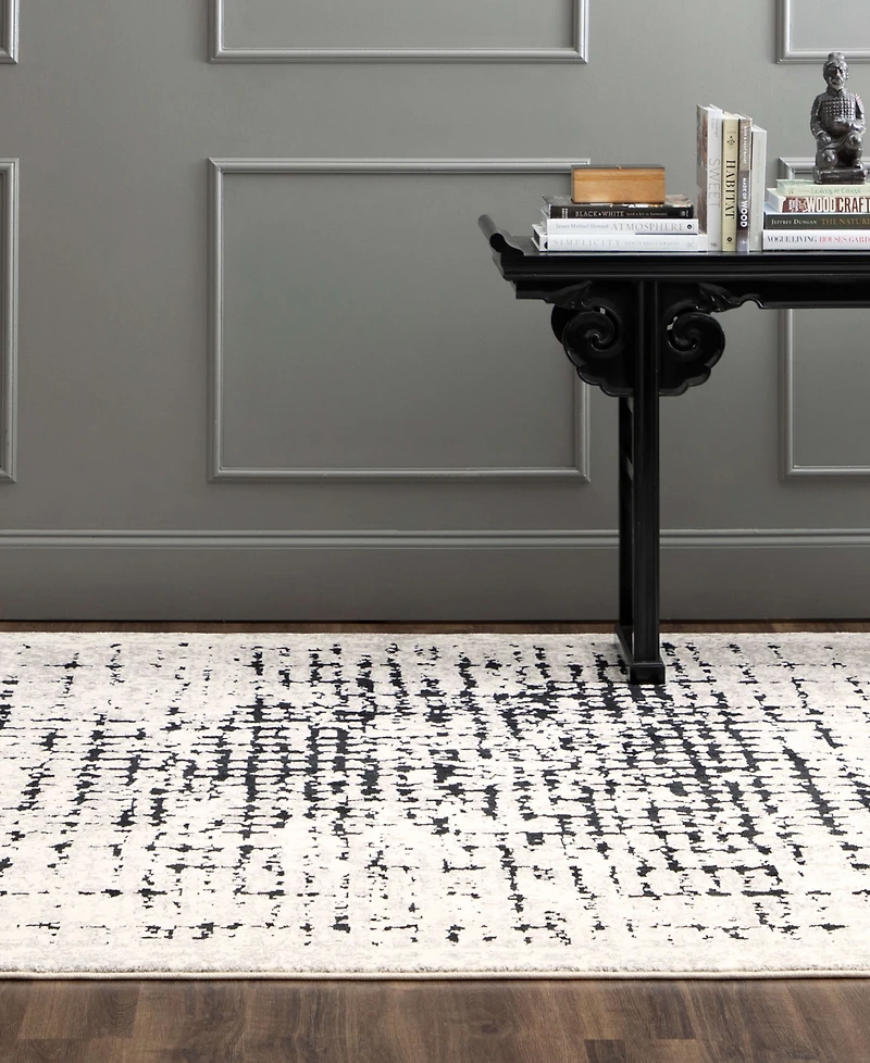 Closeout! Karastan Epiphany Flux Screen 2'4" x 7'10" Runner Area Rug