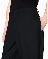 A|X Armani Exchange Men's Night Lab Stretch Wool Blend Tapered Pants