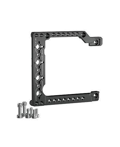 Bright Tangerine Right Side Horse Shoe Plate for Red V-raptor Camera, Black