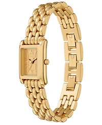 Michael Kors Women's Essex Three-Hand Gold-Tone Stainless Steel Watch, 20mm