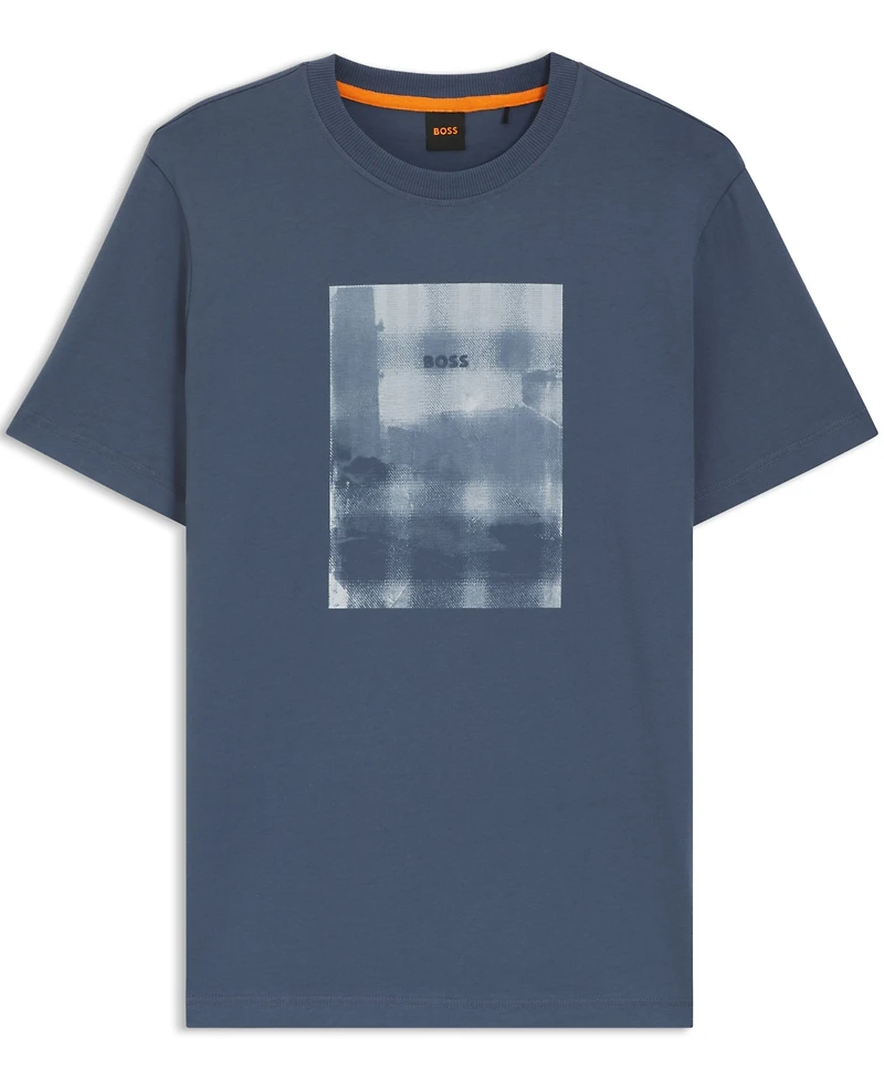 Boss by Hugo Men's Printed Artwork Cotton-Jersey T-Shirt