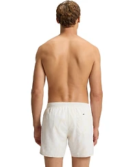 Boss by Hugo Men's All-Over Print Logo-Badge Swim Shorts