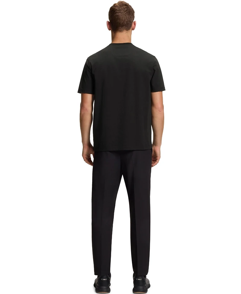 Boss by Hugo Men's Stretch Cotton Tonal Logo Relaxed-Fit T-Shirt