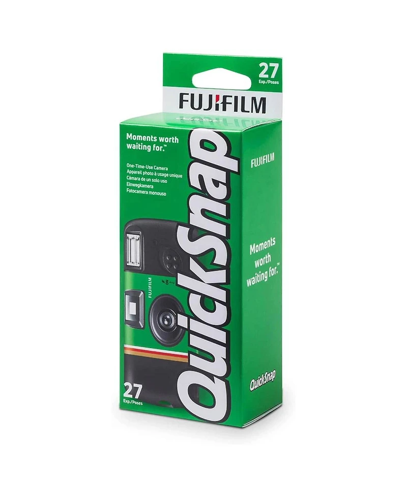 Fujifilm QuickSnap Flash 400 35mm Single-Use Disposable Camera with Flash, 27 Exposures