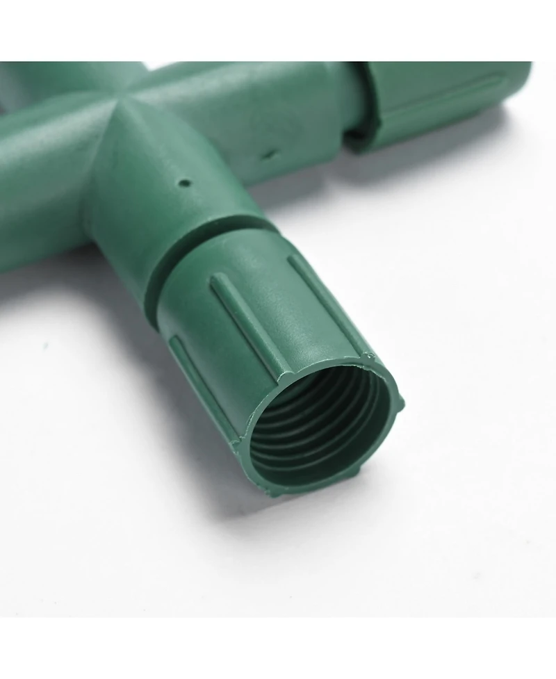 DELight 10Pcs IP65 Waterproof Wire Connectors 4 Way X-Shape for Outdoor Lights