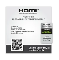 Austere Vii Series 8K Hdmi Cable