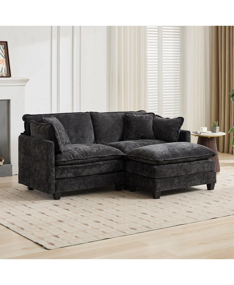 Streamdale Furniture Streamdale Cloud Couch: Ultimate Comfort Chenille Sofa with Ergonomic Support