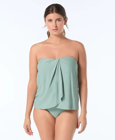 Coco Reef Contours Clarity Bra-Sized Bandeau Tankini Top