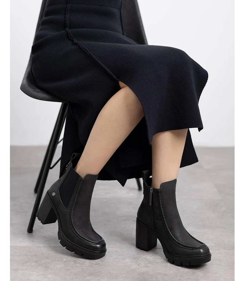 Xti Women's Heeled Chelsea Booties