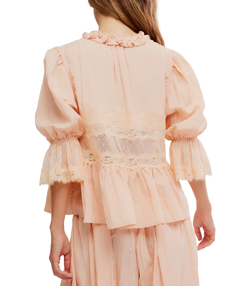 Free People Women's Forever Young Bed Jacket Top