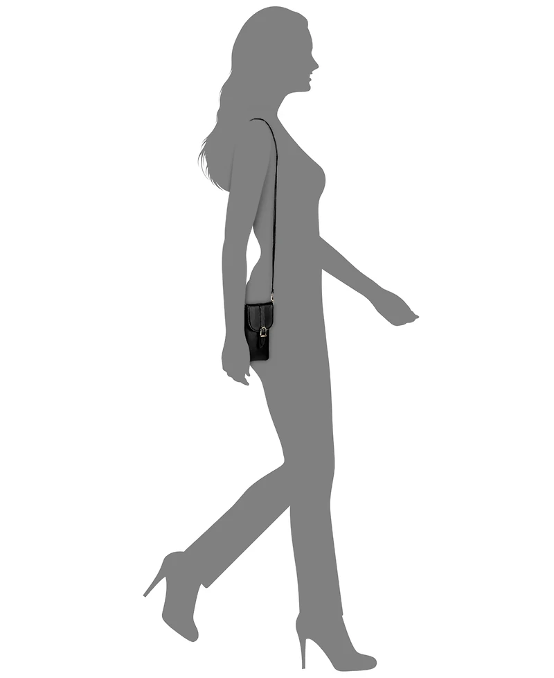 GiGi New York Emmie Leather Phone Crossbody Bag