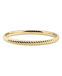 Devata Twisted Rope Bangle Bracelet in -Plated Sterling , Size